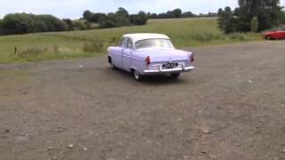 1961 Ford Consul 375 Lowline Deluxe retro purple with custo [upl. by Euqinwahs]