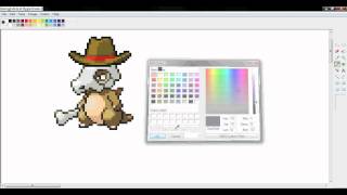 How to edit sprites in MS Paint [upl. by Llorrac]