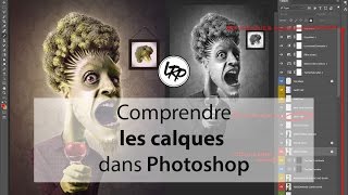 Comprendre les CALQUES dans PHOTOSHOP  Cours 002 [upl. by Bohun]