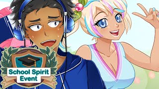 NEW School Spirit Event with NEW CHEERLEADER GIRL Crush Crush [upl. by Terrie999]