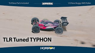 ARRMA TLR Tuned TYPHON 18 Race Buggy 4WD Roller [upl. by Luce]