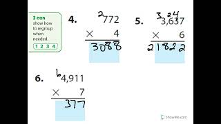 43 Multiply by One Digit Numbers [upl. by Elodie]