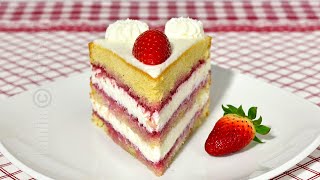 Tort cu mascarpone si fructe  Mascarpone amp fruits cake CC Eng Sub  JamilaCuisine [upl. by Elimac]