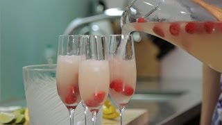 How to Make Champagne Cocktails  Cocktail Recipes [upl. by Ahsata674]