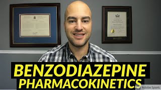 Comparing the Pharmacokinetics of Benzodiazepines  Lorazepam Clonazepam Alprazolam Diazepam etc [upl. by Scrivenor]