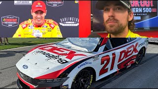 quotI Cried Tears of Joyquot Logano Blaney on Harrison Burtons Win [upl. by Cordle]