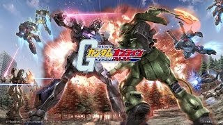 Mobile Suit Gundam Online Large Scale PvP 50vs50 Gameplay and Lobby Customization [upl. by Ariaj]