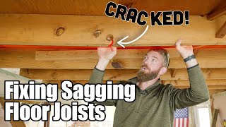 How to Fix Sagging Floor Joists [upl. by Llemij]