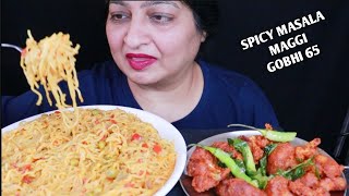 EATING 4×SPICY MASALA MAGGIGOBHI 65BISLERI LIMONATA DRINKEATING MYWAYFOOD VIDEOMUKBANG ASMR [upl. by Pell]