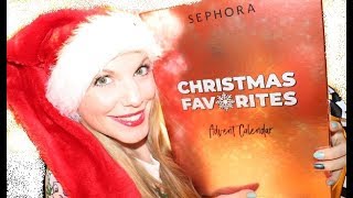 SEPHORA Christmas Favorites Adventskalender 2019  Alle 24 Türchen öffnen amp Verlosung [upl. by Letnahc]