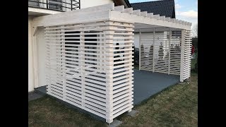 Nowoczesna pergola taras altana [upl. by Yuma]