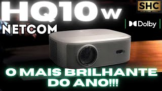 O MELHOR PROJETOR LCD LED do ANO 👑 HQ10w Netcom Review [upl. by Harhay783]