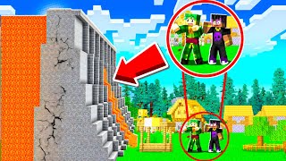 LAVA FLOOD vs SAFEST SECURITY HOUSE  Minecraft 🤯 [upl. by Aninay492]