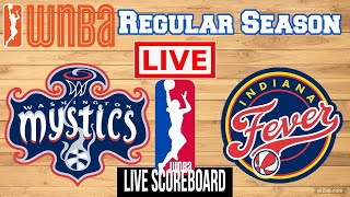 Live Indiana Fever Vs Washington Mystics  WNBA  Live Scoreboard  Play By Play [upl. by Jarid]