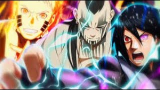 Naruto amp Sasuke Duo Vs Jigen  Ishiki Otsutsuki  Full Fight HD  Boruto Episode 204 English Sub [upl. by Eignat98]