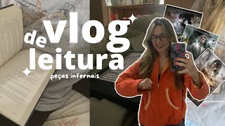 VLOG🫧🎀💓lendo a trilogia peças infernais  cabelo novo e unboxing [upl. by Annaitsirhc]