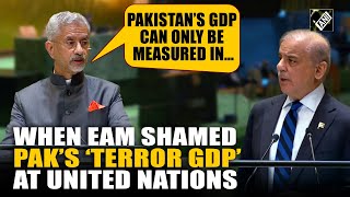 “It’s GDP can be ONLY measured by radicalization…” How EAM Jaishankar rebuked Pakistan at UN [upl. by Larianna]