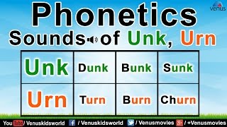 Phonetics Sound Of Unk Urn [upl. by Piane]