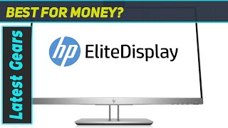 HP EliteDisplay E243d LED Display Review Full HD 238 Inches [upl. by Windsor]