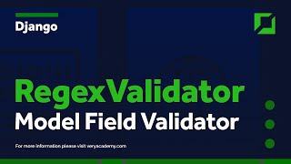 Django custom field validator with RegexValidator [upl. by Sekoorb]