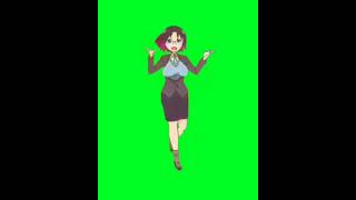 Anime Green Screen Miss Kobayashis Dragon Maid  Elma [upl. by Esille]