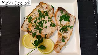 PESCE SPADA AL LIMONE E CAPPERI  Ricetta Facile e Veloce alla Piastra in Padella alla Griglia [upl. by Danelle965]