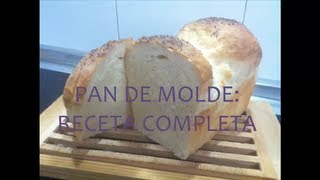 PAN DE MOLDE FÁCIL Y RICO UTILIZANDO PREFERMENTO RECETA COMPLETA [upl. by Nuahsyd]