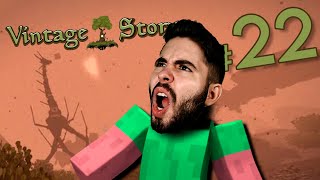 CORRE A Tempestade ta chegando  Vintage Story 22 [upl. by Bethanne]