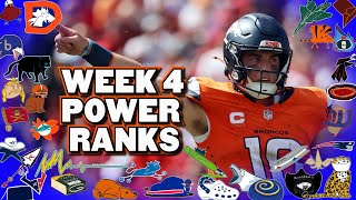 Very HONEST NFL Power Rankings Week 4 [upl. by Tingley]