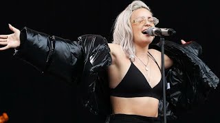 AnneMarie performing Ciao Adios and Alarm at V Festival 2021 [upl. by Ellesirg840]