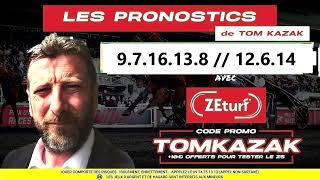 PRONOSTIC QUINTE DU JOUR DIMANCHE 06 OCTOBRE 2024 PMU ZETURF Z5 ORDRE TOM KAZAK [upl. by Xylia316]