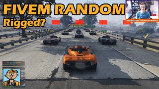 Rigged Random Racing  GTA FiveM Random All №4 [upl. by Nerha496]