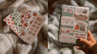 Fall amp Spooky Stickers Bookmarks Reading Journal  Studio Vlog 008 [upl. by Cherry469]