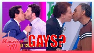 BEIJOS GAYS POLÊMICOS Famosos que já deram beijos gays [upl. by Magavern]