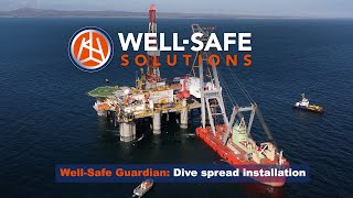 WellSafe Solutions Diver spread installation [upl. by Learsiy]