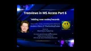 Treeview in MS Access Part 6  New nodesRecords [upl. by Ajiam]