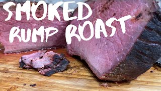 Smoked Rump Roast  The Best Way To Smoke A Bottom Round Roast [upl. by Oznerol]