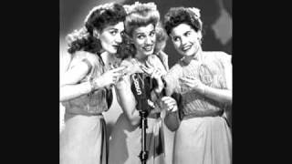 Chattanooga Choo Choo  The Andrews Sisters wonscreen lyrics [upl. by Ahsienel571]