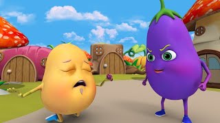 आलू कचालू Aloo Kachaloo Beta Kahan Gaye The  Hindi Rhymes For Kids [upl. by Nnairac]