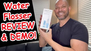 Water Flosser REVIEW amp DEMO [upl. by Addiel]