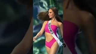 Winning Swim Suit 👙Cathriona Gray 2018 missuniverse queen shorts trending viral [upl. by Nappie532]