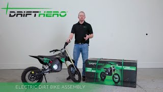 Assembly  1000W amp 1500W Electric Dirt Bike [upl. by Gleda]