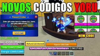 2 NOVOS CÓDIGOS DA YORU  29 CÓDIGOS DE EXP BELI E RESET DO BLOX FRUITS  blox fruit codes [upl. by Imorej300]