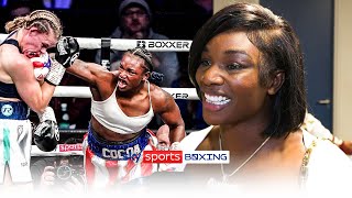 Claressa Shields UNIMPRESSED with Savannah Marshall ❌  Ill KO her at supermiddle [upl. by Risley]