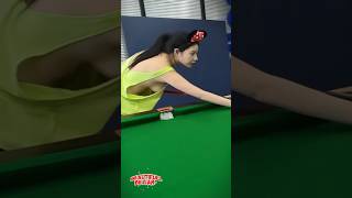 Yellow Billiard Player Two Months of Training and Her Skills Skyrocketed [upl. by Naomi300]