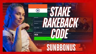 Stake Rakeback Bonus India🎉  Stake Rakeback Code HINDI [upl. by Terb]