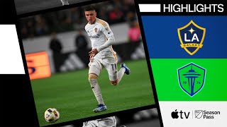 LA Galaxy vs Seattle Sounders  Full Match Highlights  March 30 2024 [upl. by Imat790]