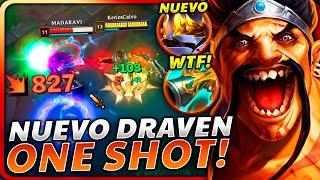 😱¡3 ITEMS en 10 MINUTOS NUEVA BUILD de DRAVEN hace INSTAKILL con SOLO MIRARTE 2000 ORO GRATIS [upl. by Anne-Marie]