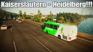 Fernbus Coach Simulator Episode 16 Kaiserslautern  Mannheim  Heidelberg PS5 [upl. by Inalaehak]