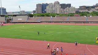 新竹縣113年全縣運動會國中男生4x400m接力 計時決賽 第二組 [upl. by Arabele]